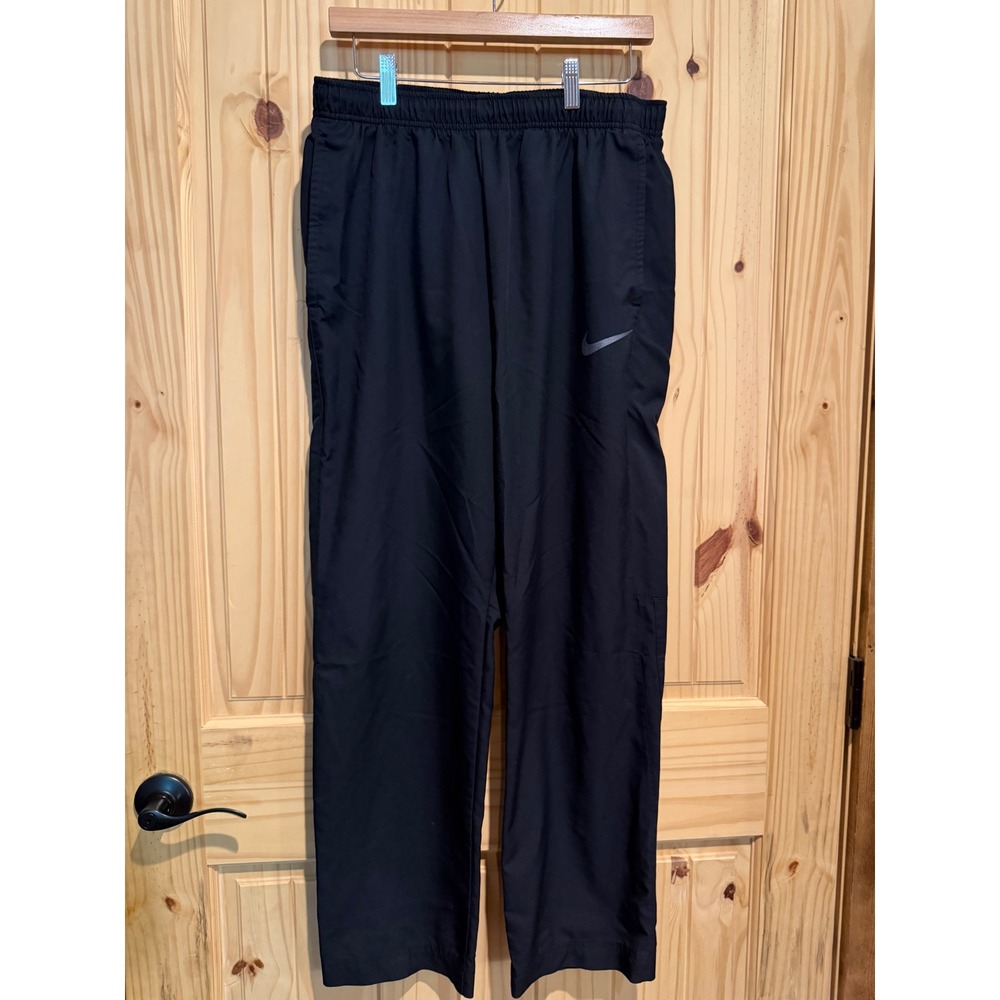 Nike Dri-FIT Mens XL Black Training Pants Mesh Lined Athletic Track Pants